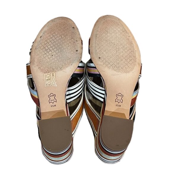 Tory Burch Multi-Color Sandals with Heel Size 9.5 - Picture 7 of 7